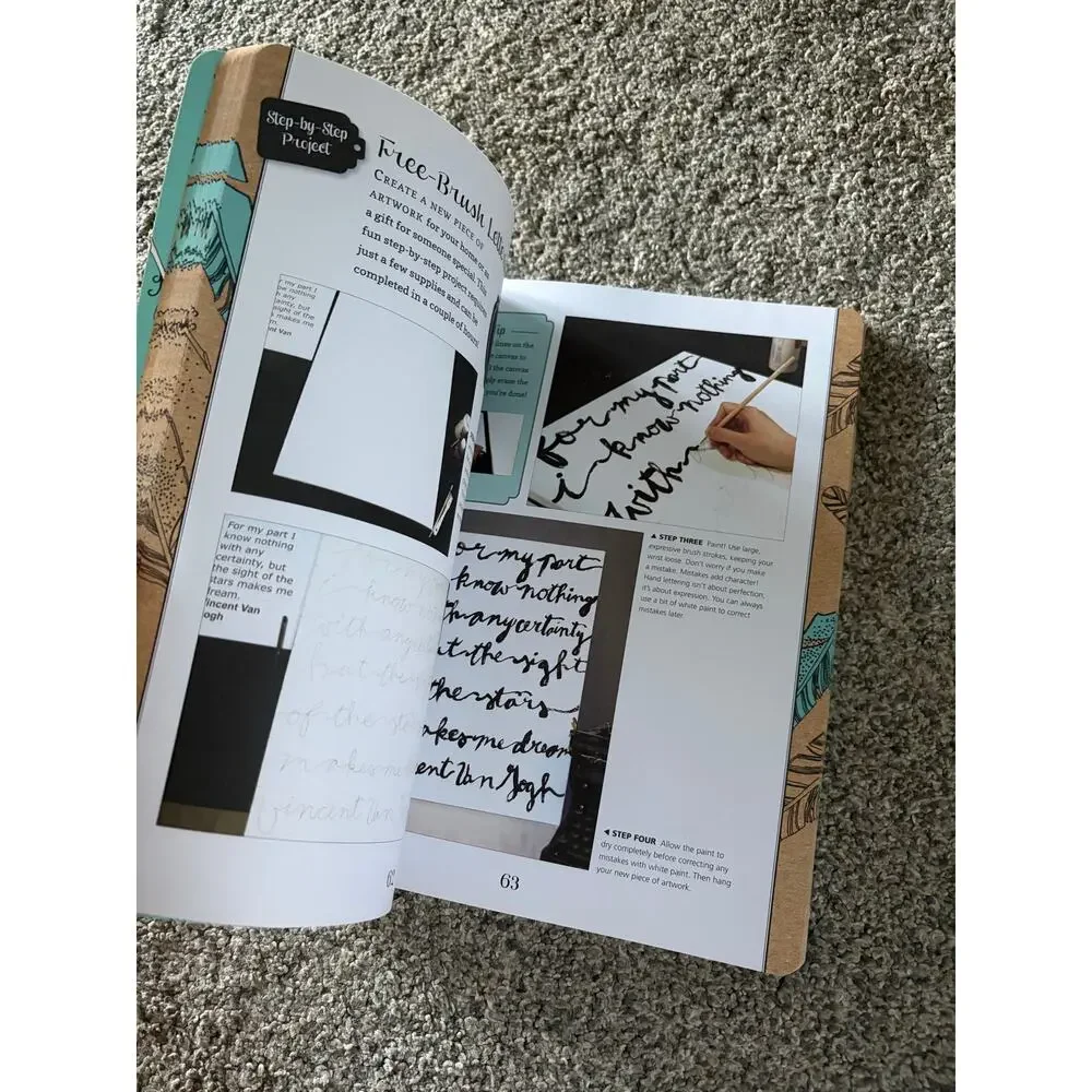 Creative lettering book